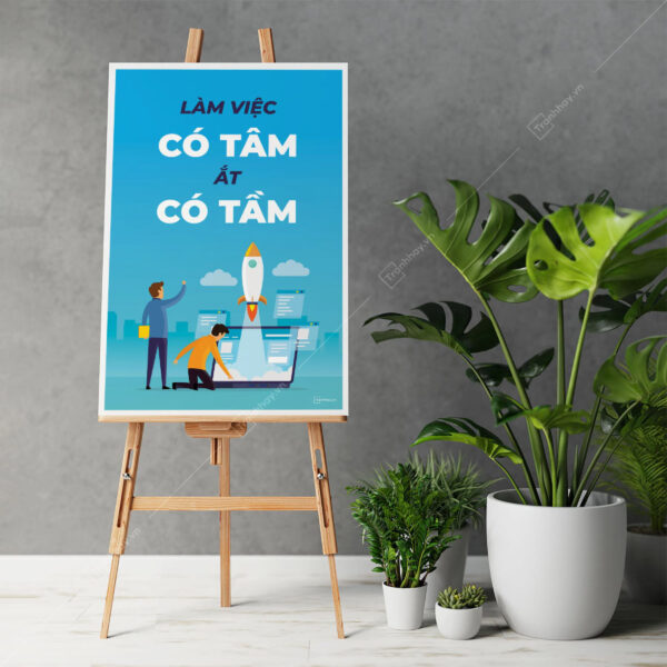 Tranh slogan Bộ Combo 5 Tranh Thể Hiện Văn Hoá Phục Vụ Đến Với Khách Hàng